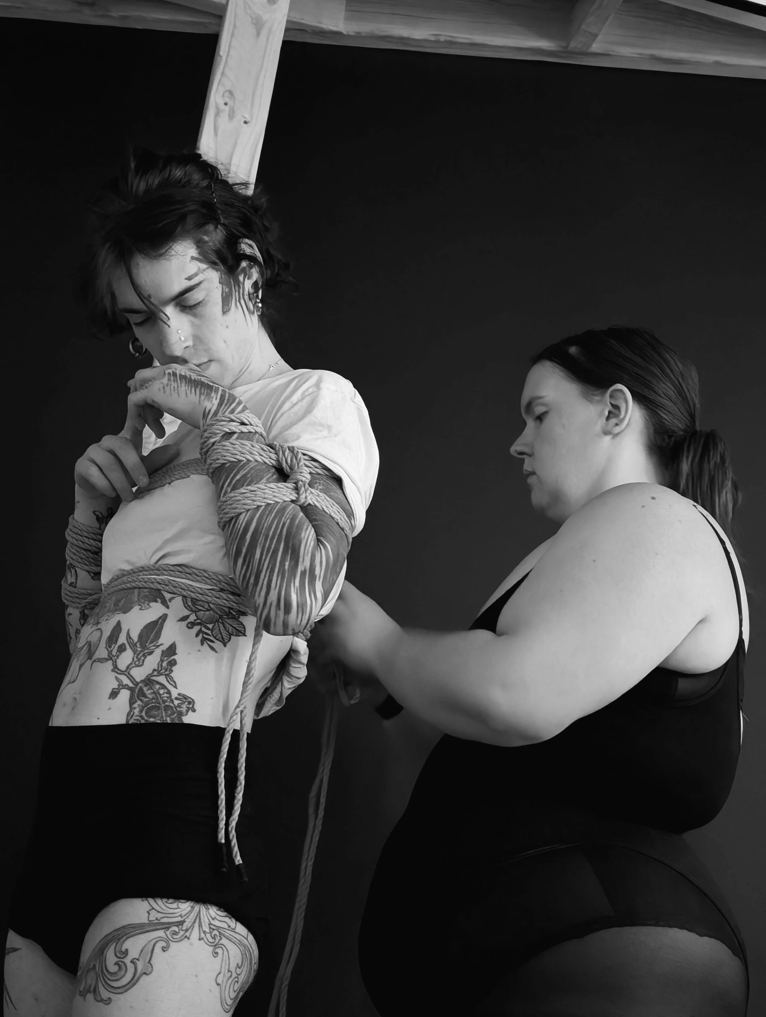 © Shibari Lounge – Rope jam in Essex. Kinbaku community studio near London. Not for reproduction..jpg
