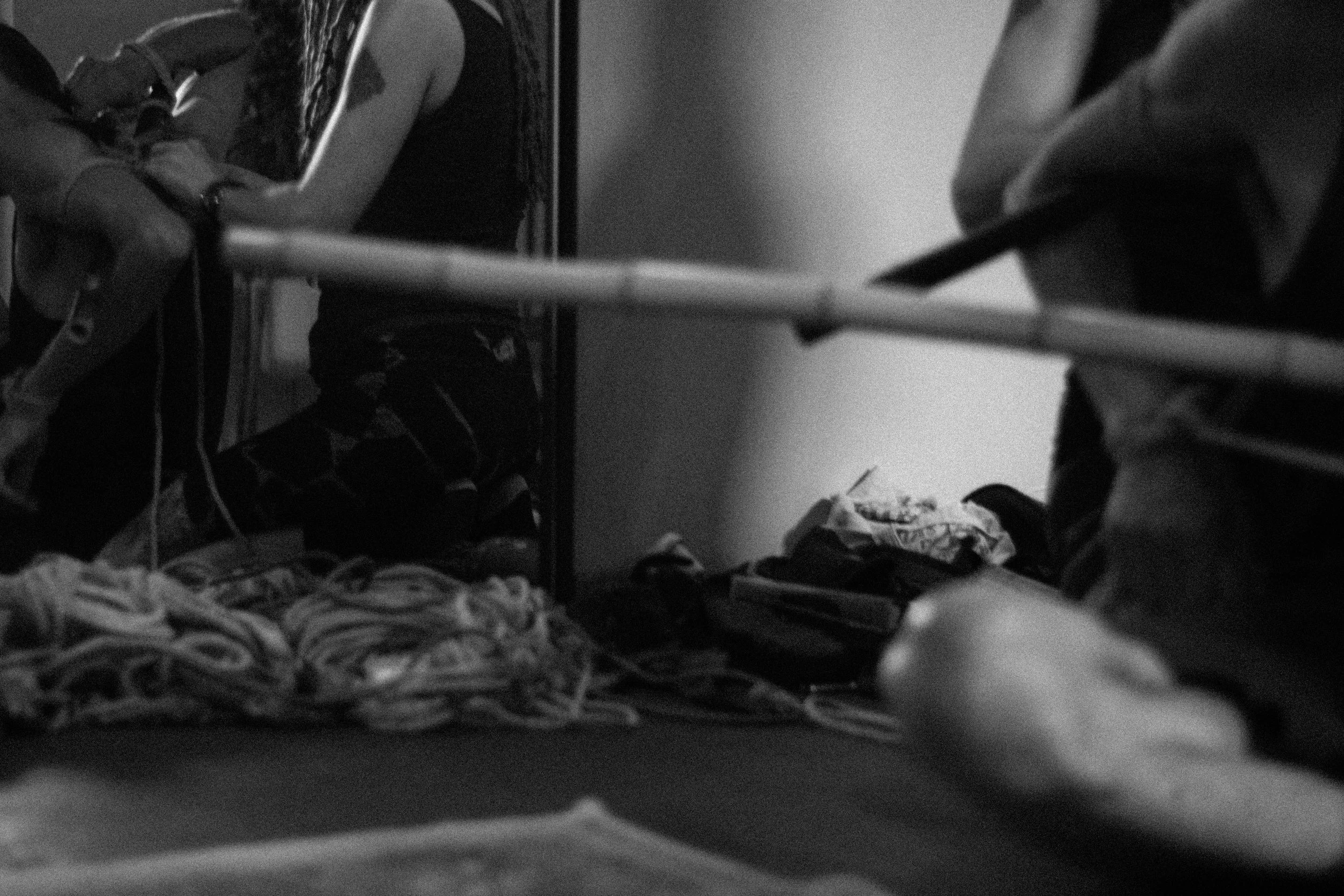 © Shibari Lounge – rope jam and workshops in Essex. Kinbaku teaching session. Not for reproduction..jpg