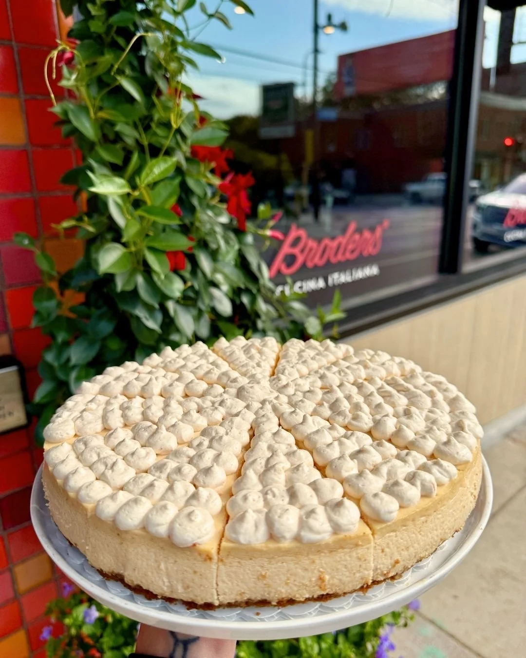 Peach Cheesecake