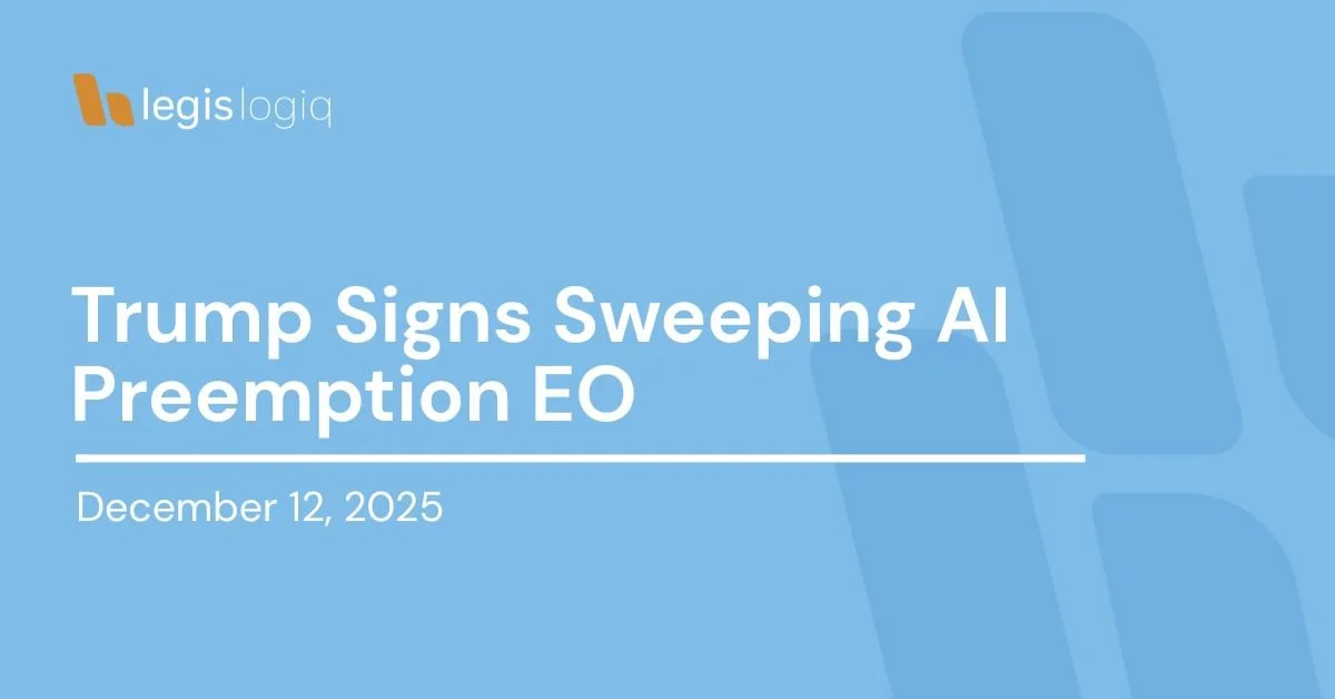 President Trump Signs Sweeping AI Preemption EO