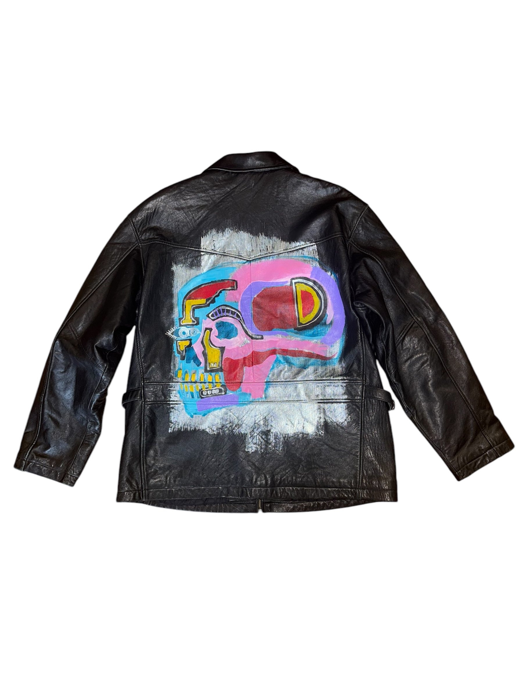 “Witness“ on Leather Jacket