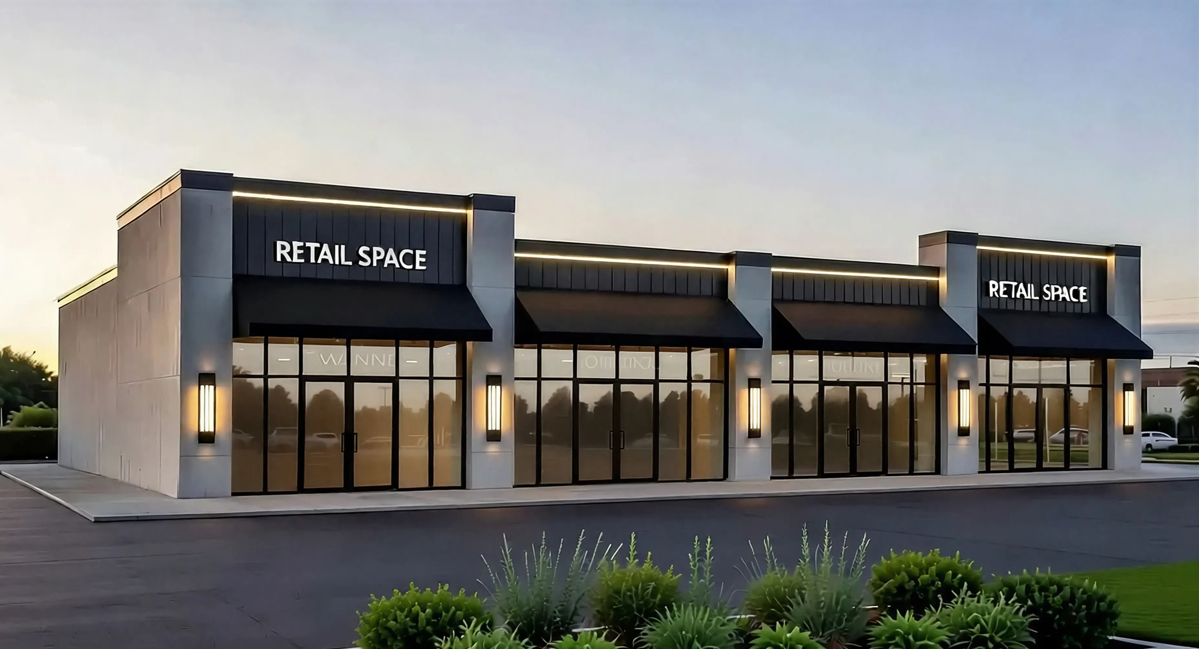 Retail storefront designed for visibility and customer engagement