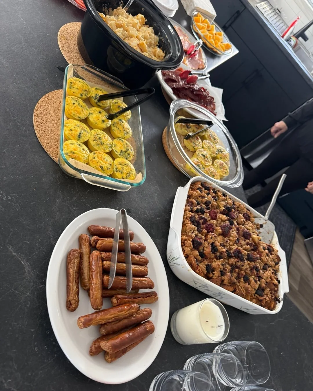 Breakfast at Puslinch Men&rsquo;s Shed every Saturday at 9:30. They out do themselves with the beautiful spread each week! Trust us the cheesy potatoes are addictive!! Donate what you can. $8 recommended. #puslinchmensshed #buildingcommunity