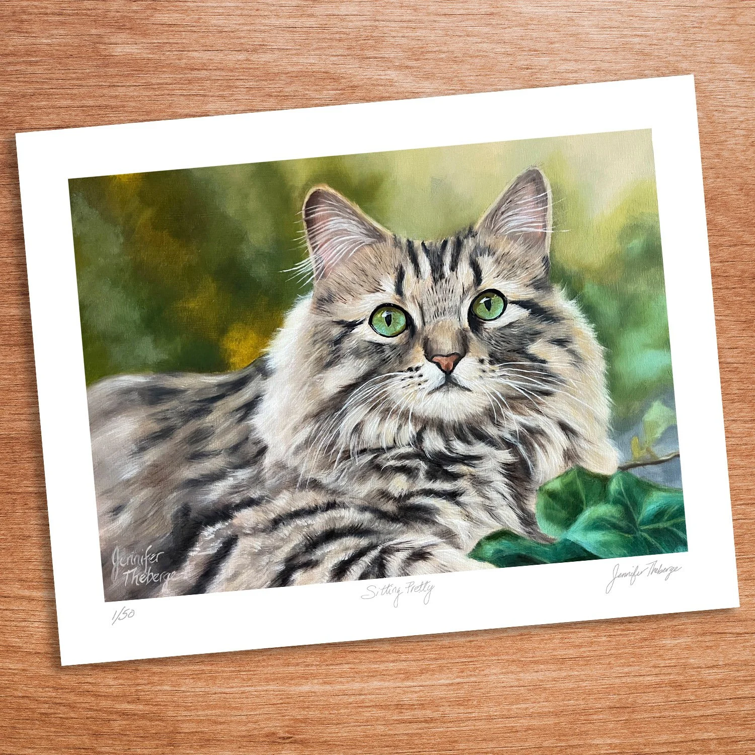 "Sitting Pretty" - 14" x 11" Giclee Art Print