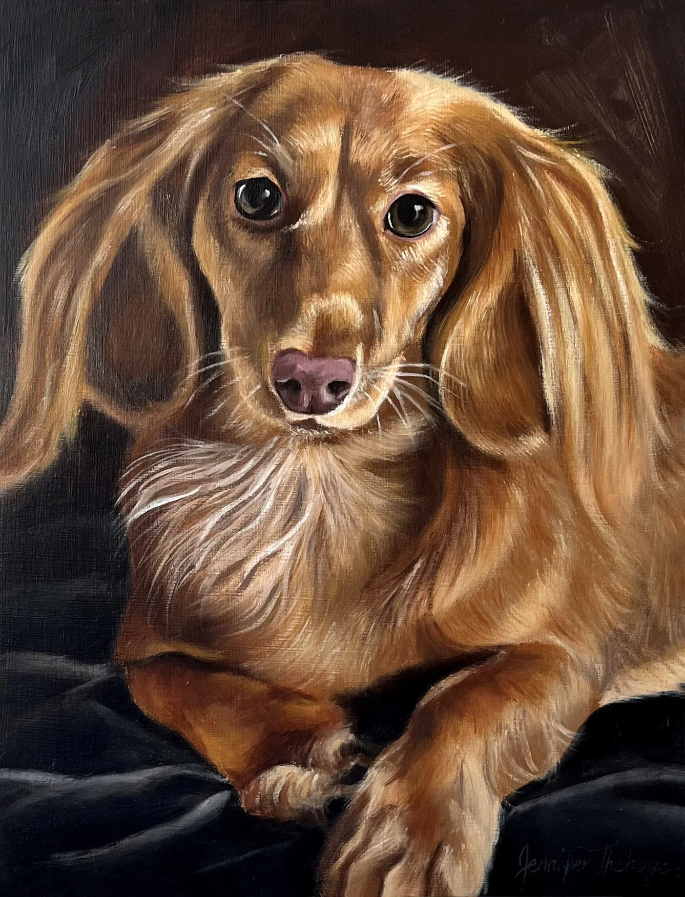 Cashew, 9" x 12" Wood Panel