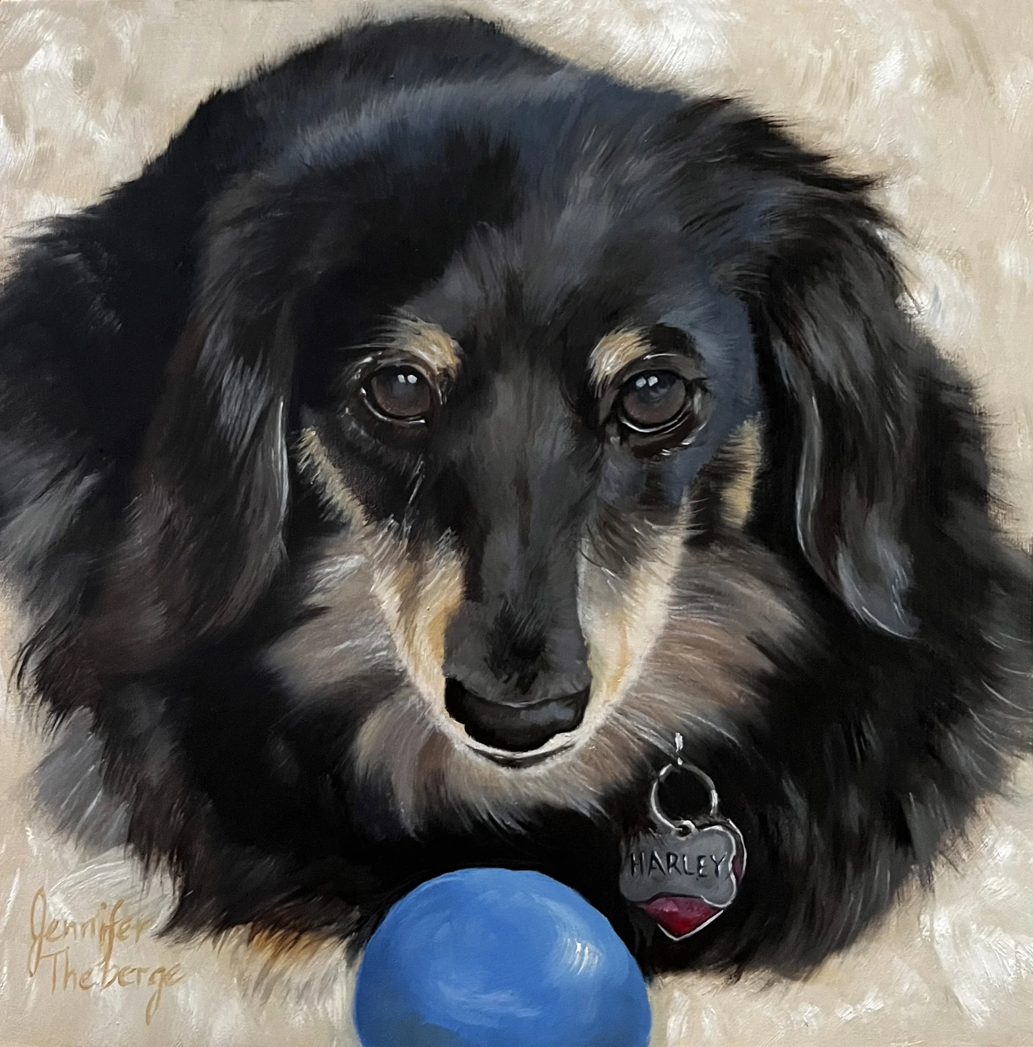 Harley, 8" x 8" Wood Panel