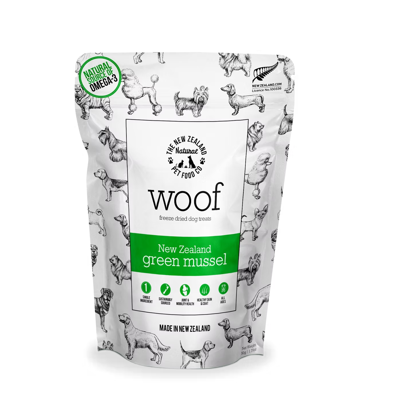 Woof Nz Green Mussel Treat