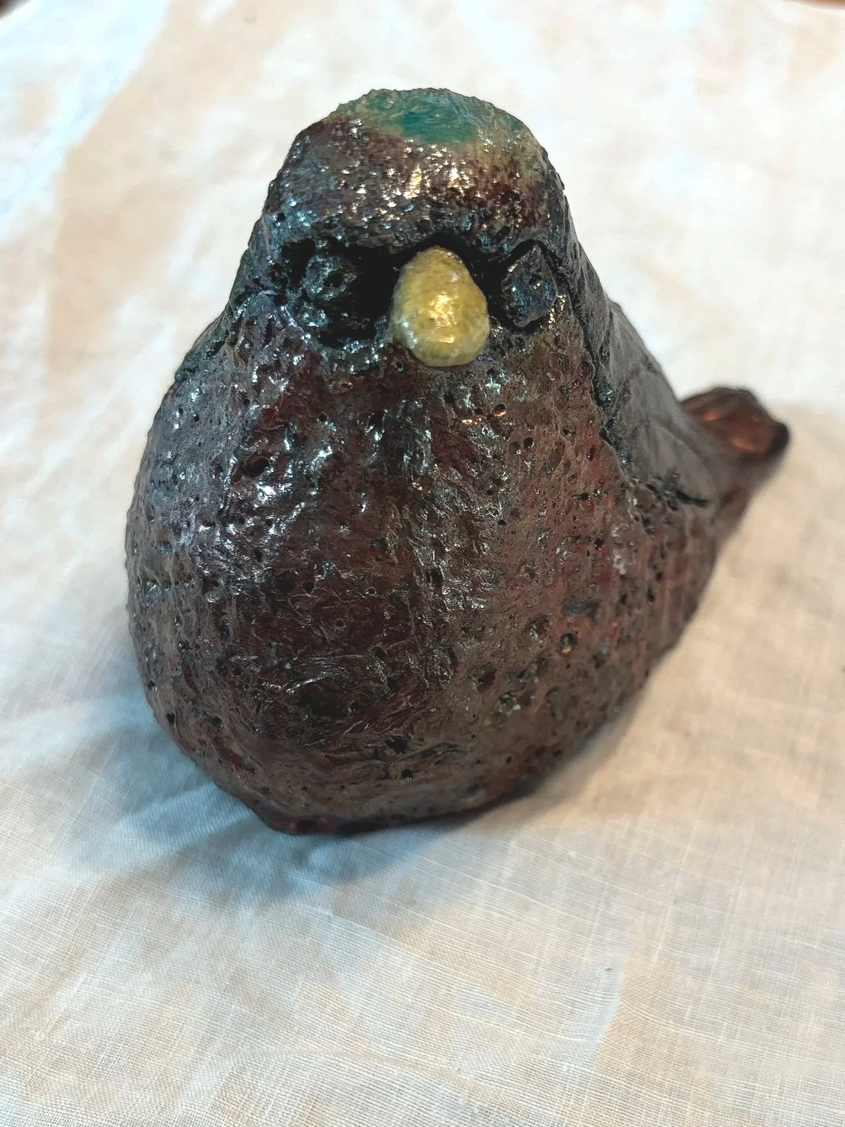 bird raku ceramics birds