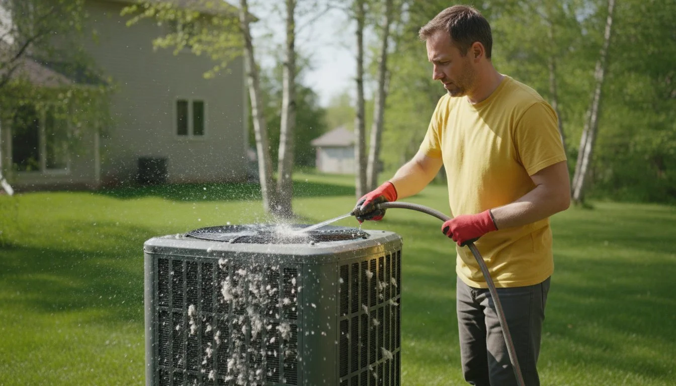 Clean Condenser Coils: DIY Guide for Minnesota Homeowners