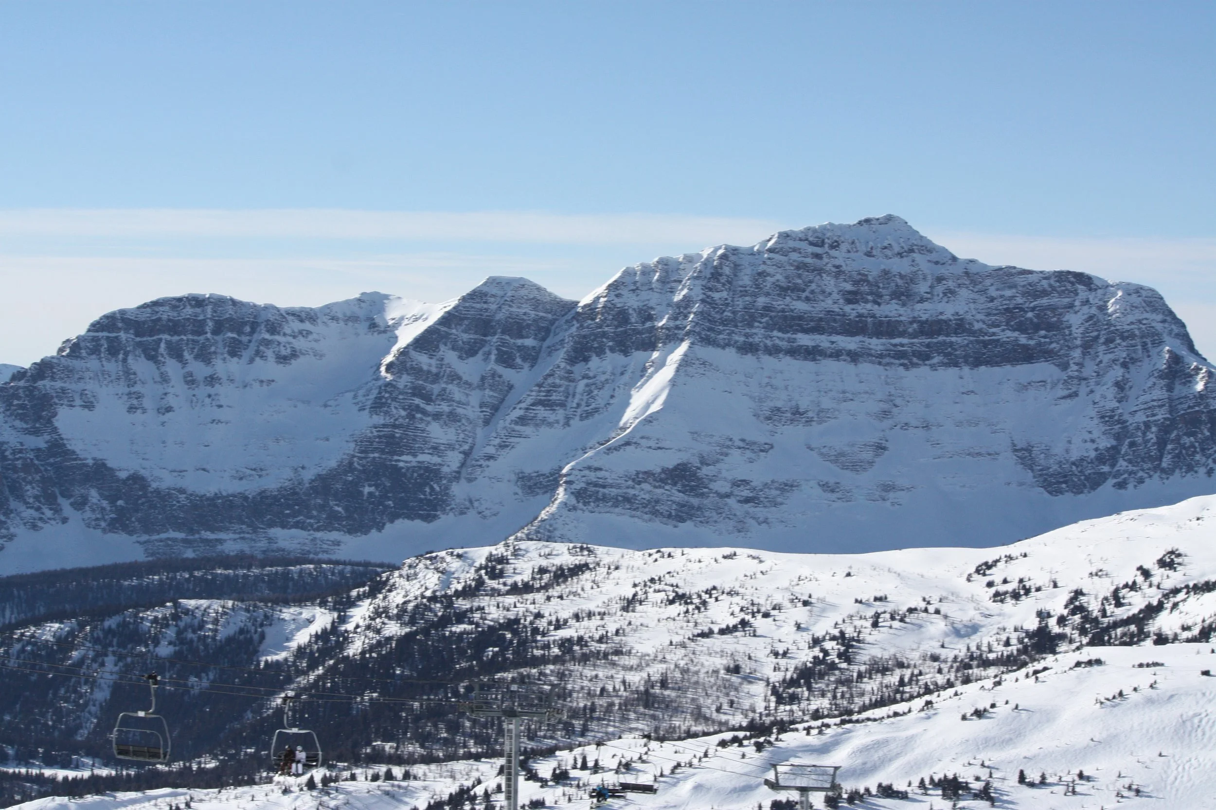 Three sisters Panorama BC Canada