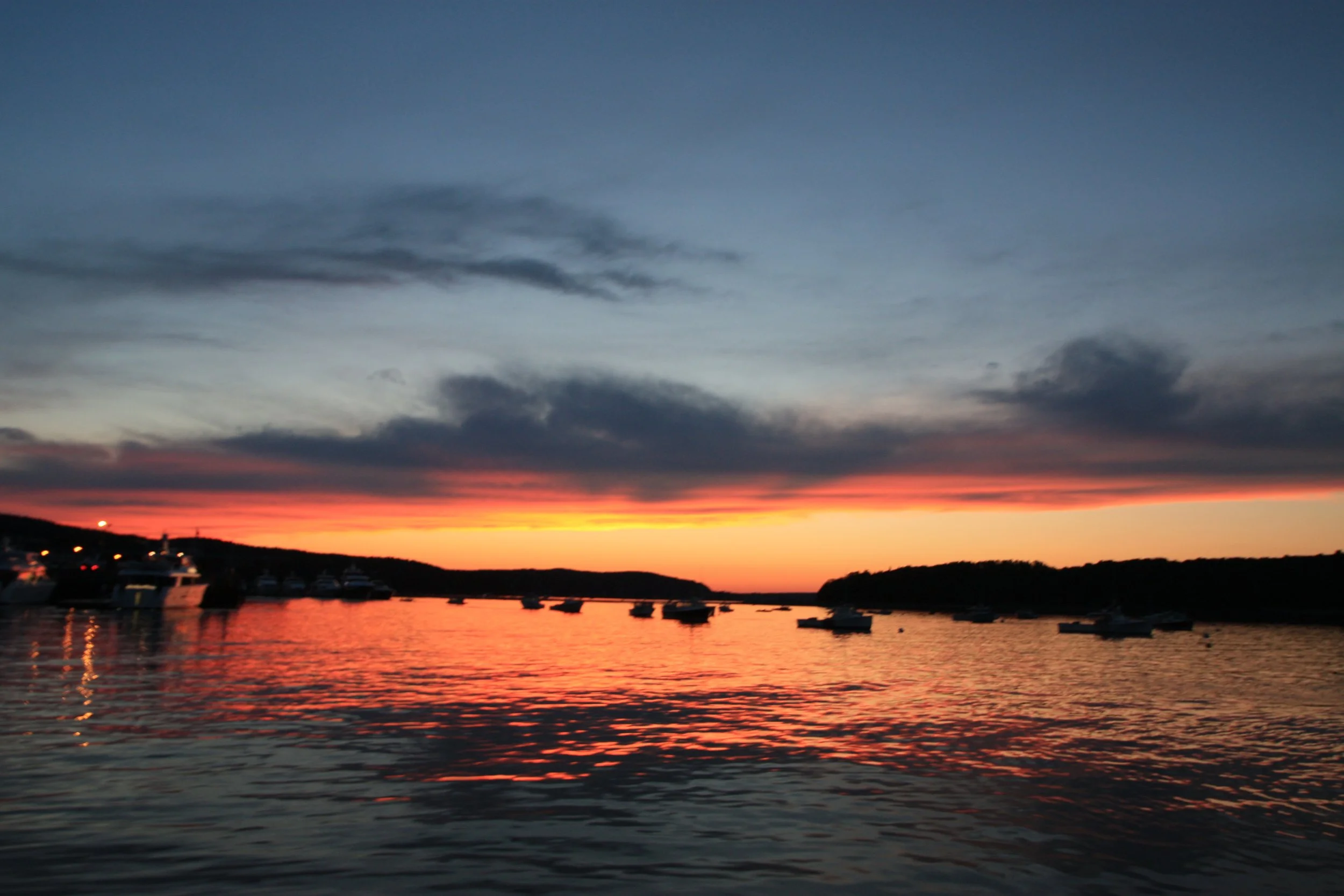 Sunset Bar harbor Maine