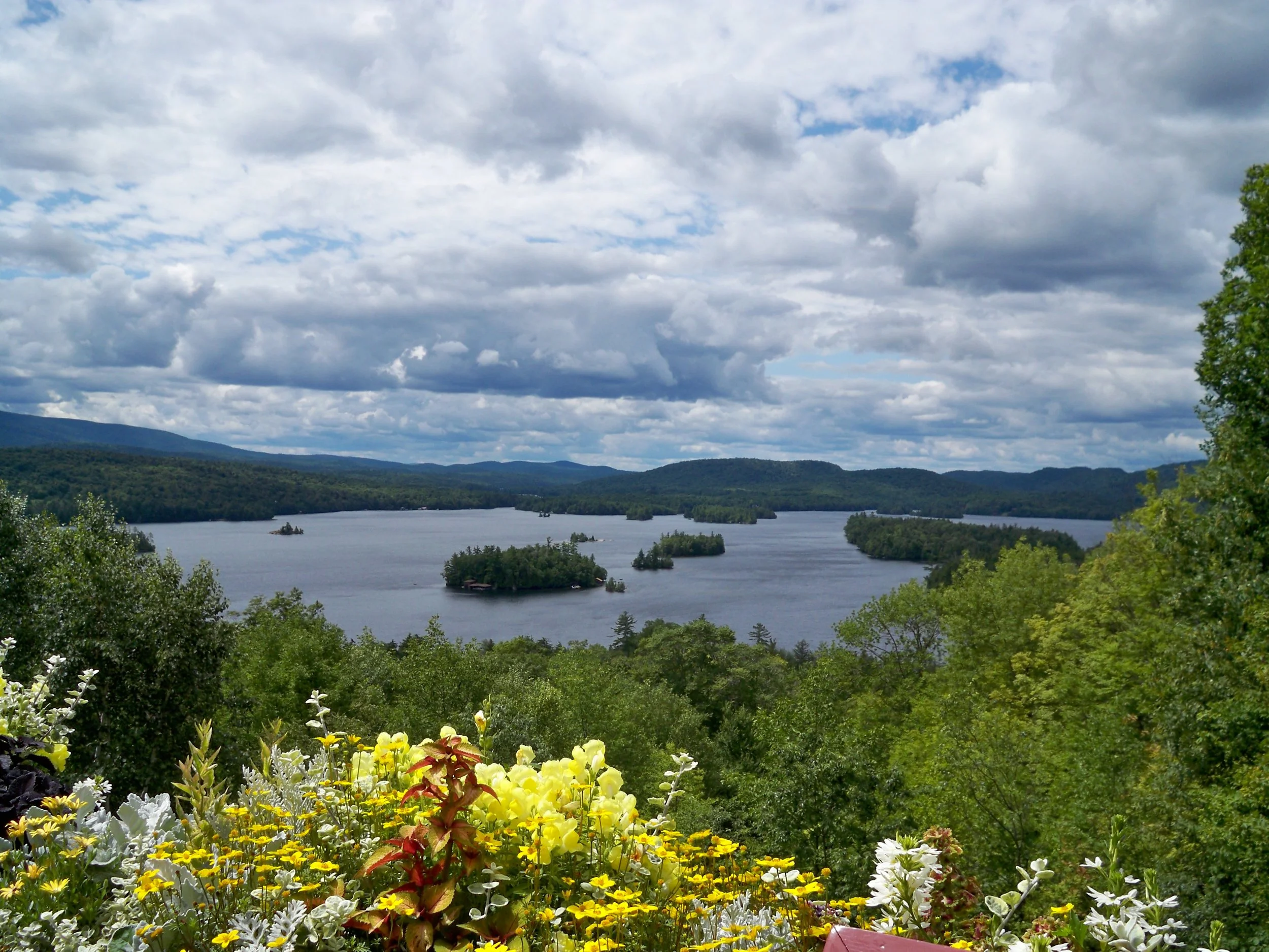 Blue Mountain Lake Scenic Print - Adirondack Mountains, NY