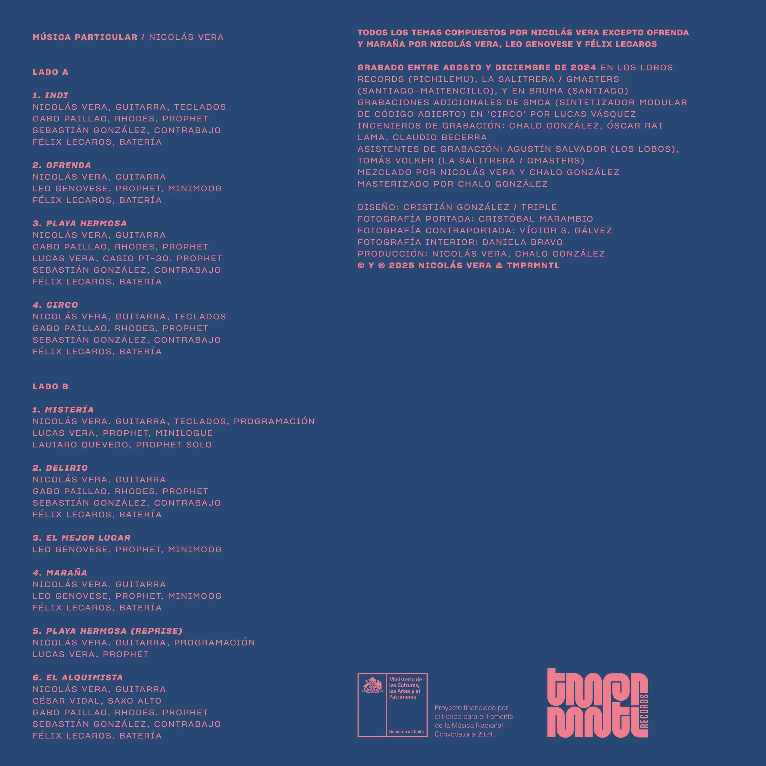 ContraPortada Música Particular - Nicolás Vera [TMPRMNTL 2025].jpg