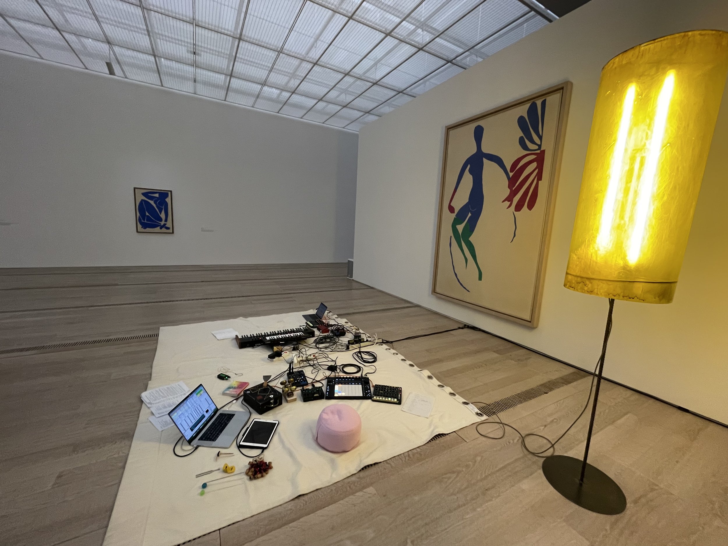 at "Fondation Beyeler, Basel" with Olga Hohmann and Marianna Angel