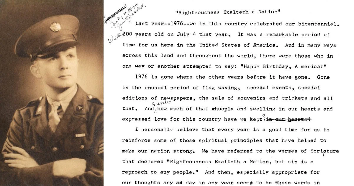 July 4: One Soldier's Story