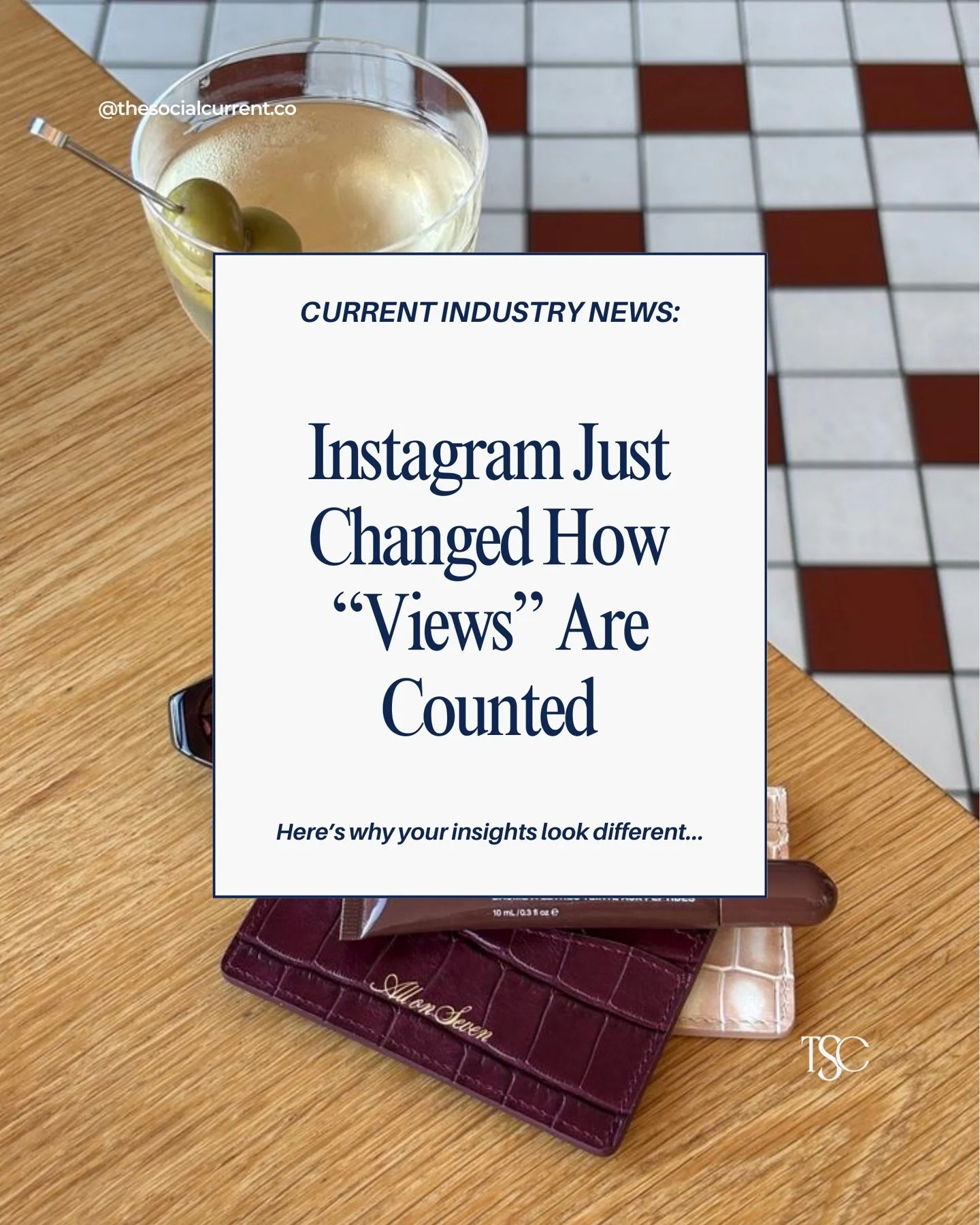 This is your PSA to not panic if your views are down!! 

Instagram changed how views are counted &amp; this is most likely why you&rsquo;ve seen a drop over the past few weeks.

A &ldquo;view&rdquo; is now counted when someone actively engages with y