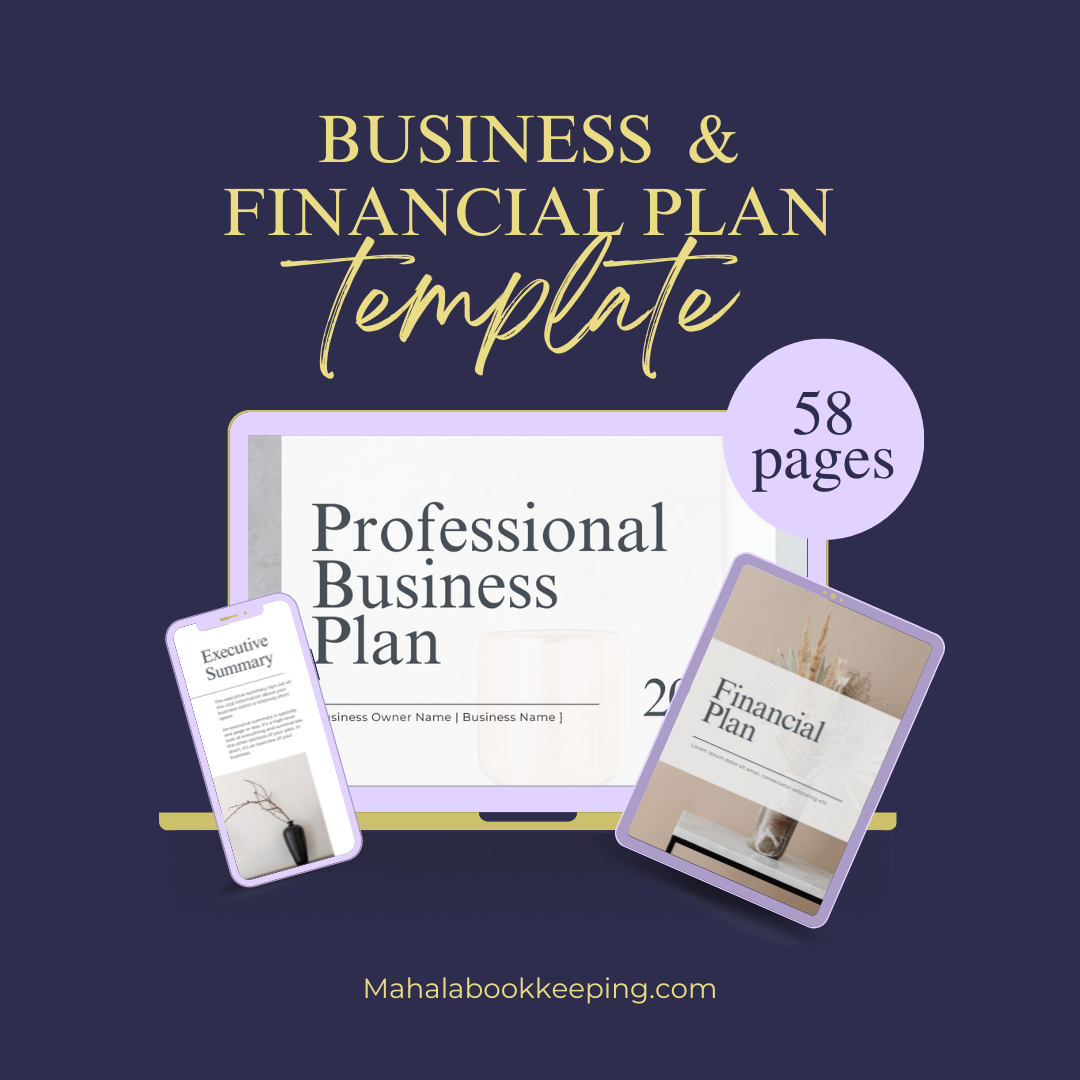 Business & Financial Plan Canva Template (2026)
