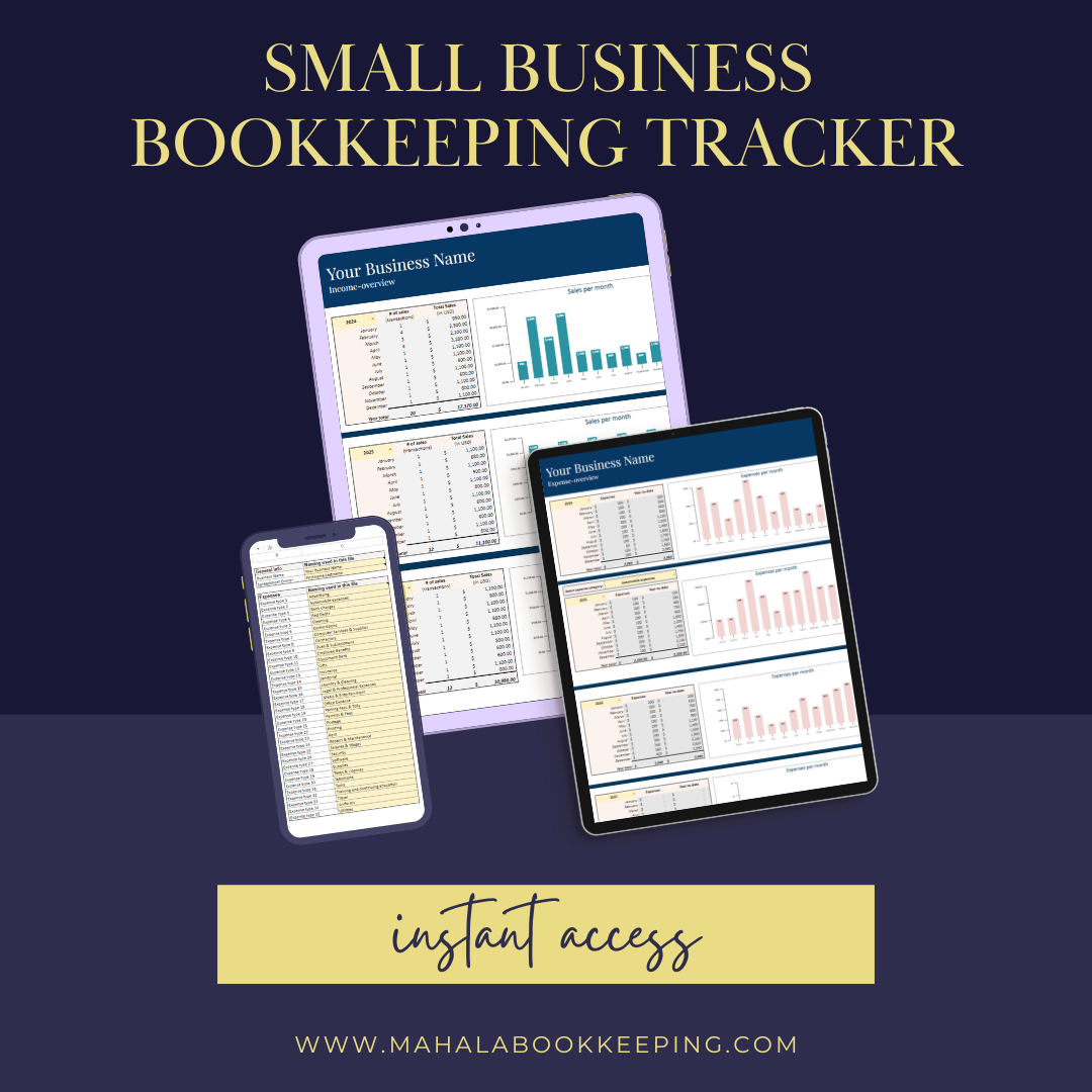 Small Business Bookkeeping Tracker