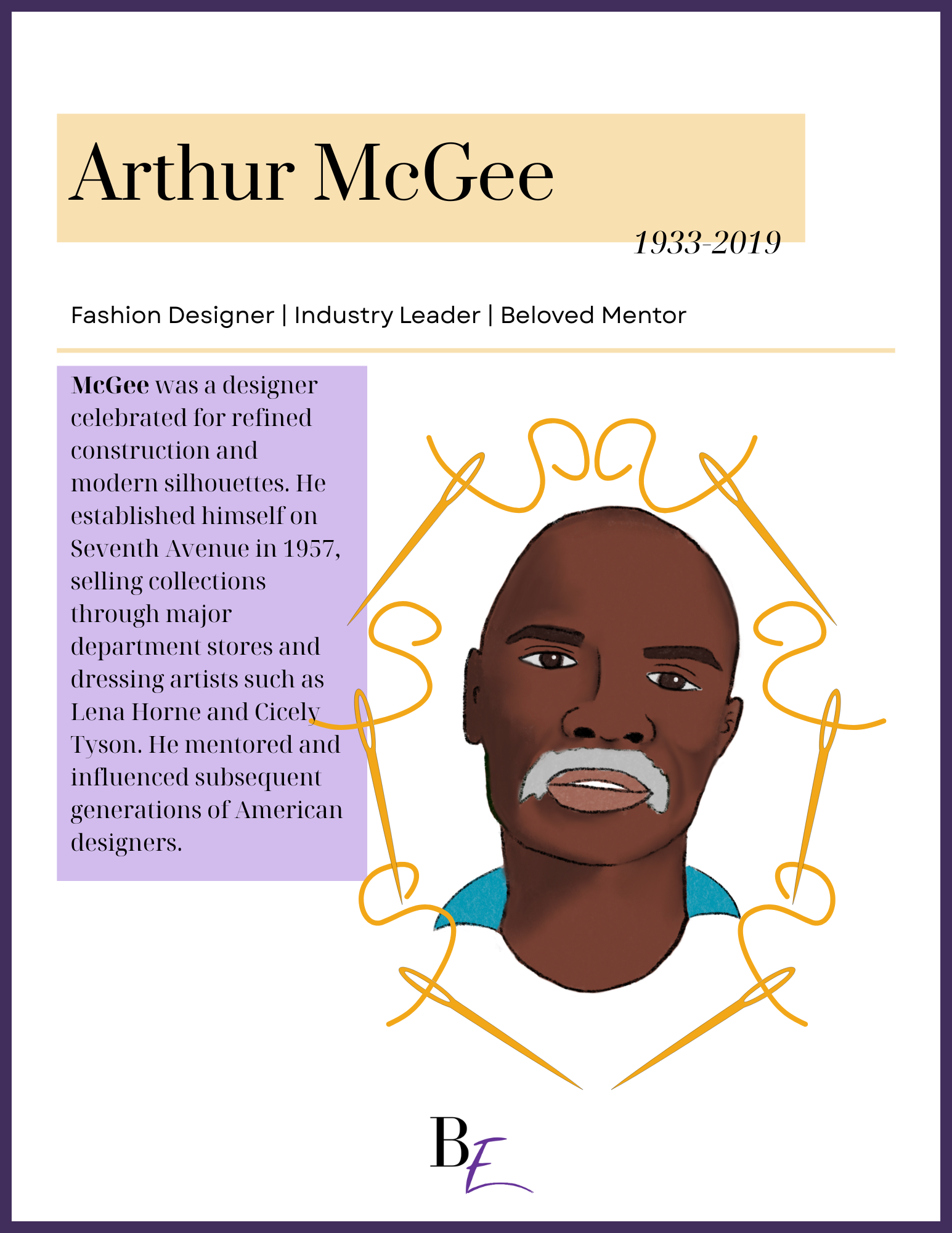 Arthur McGee Poster - Dictionary Style