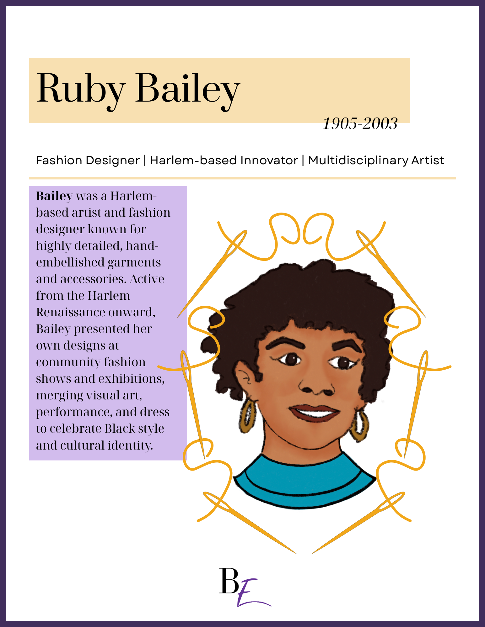 Ruby Bailey Poster - Dictionary Style