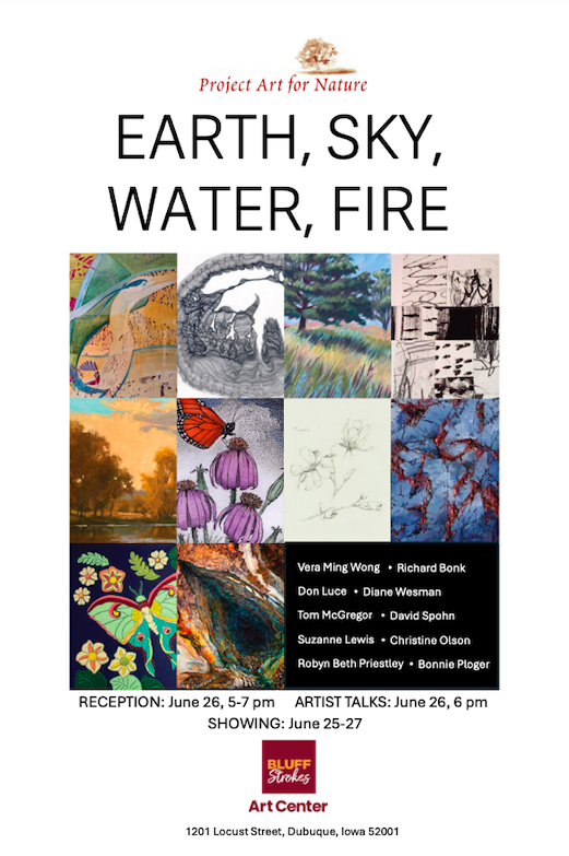 Dubuque Rendezvous - Project Art for Nature: Earth, Sky, Water, Fire