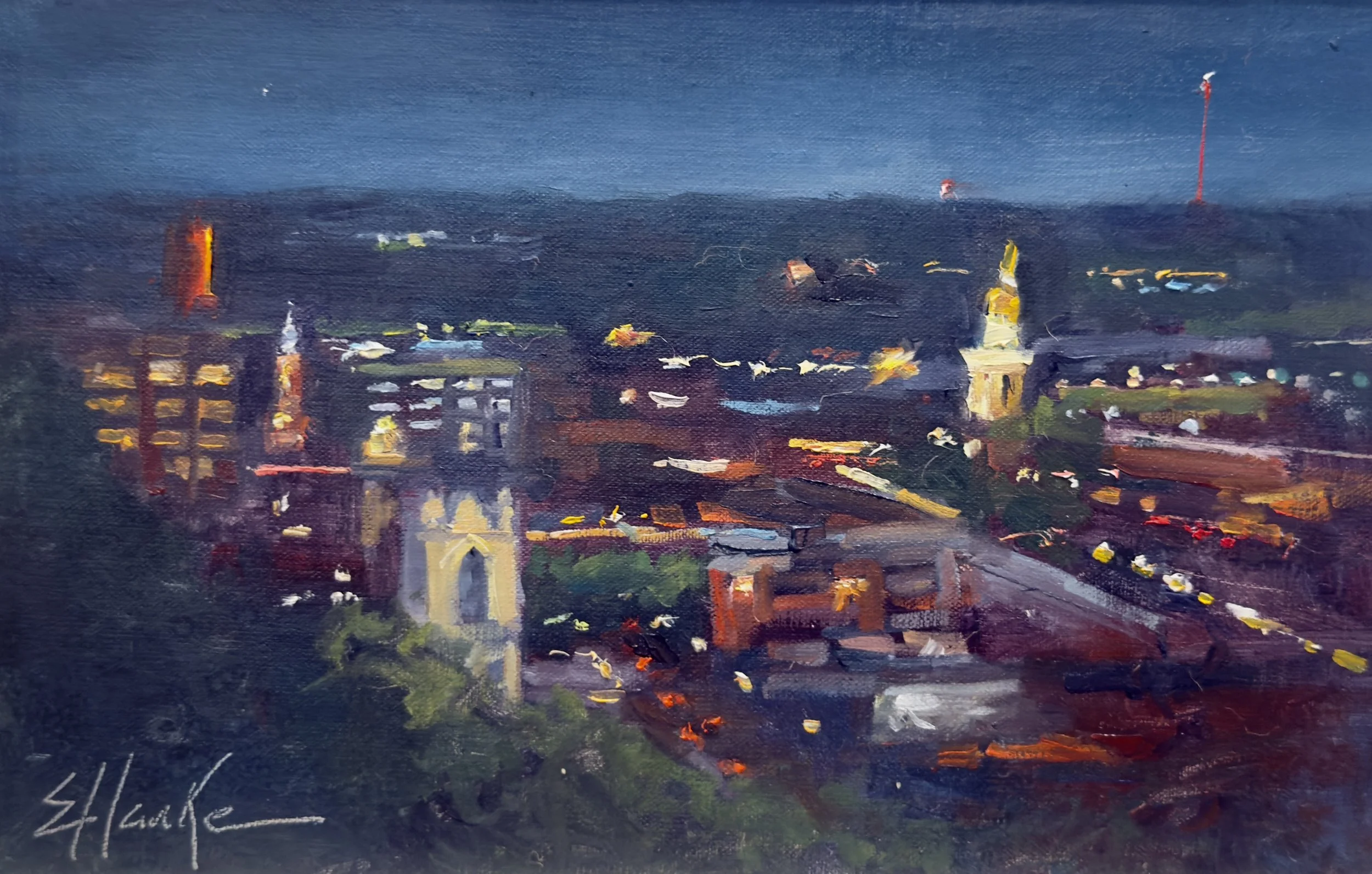 Nocturne - 3rd Place | Elaine Haake, Nightfall Dubuque