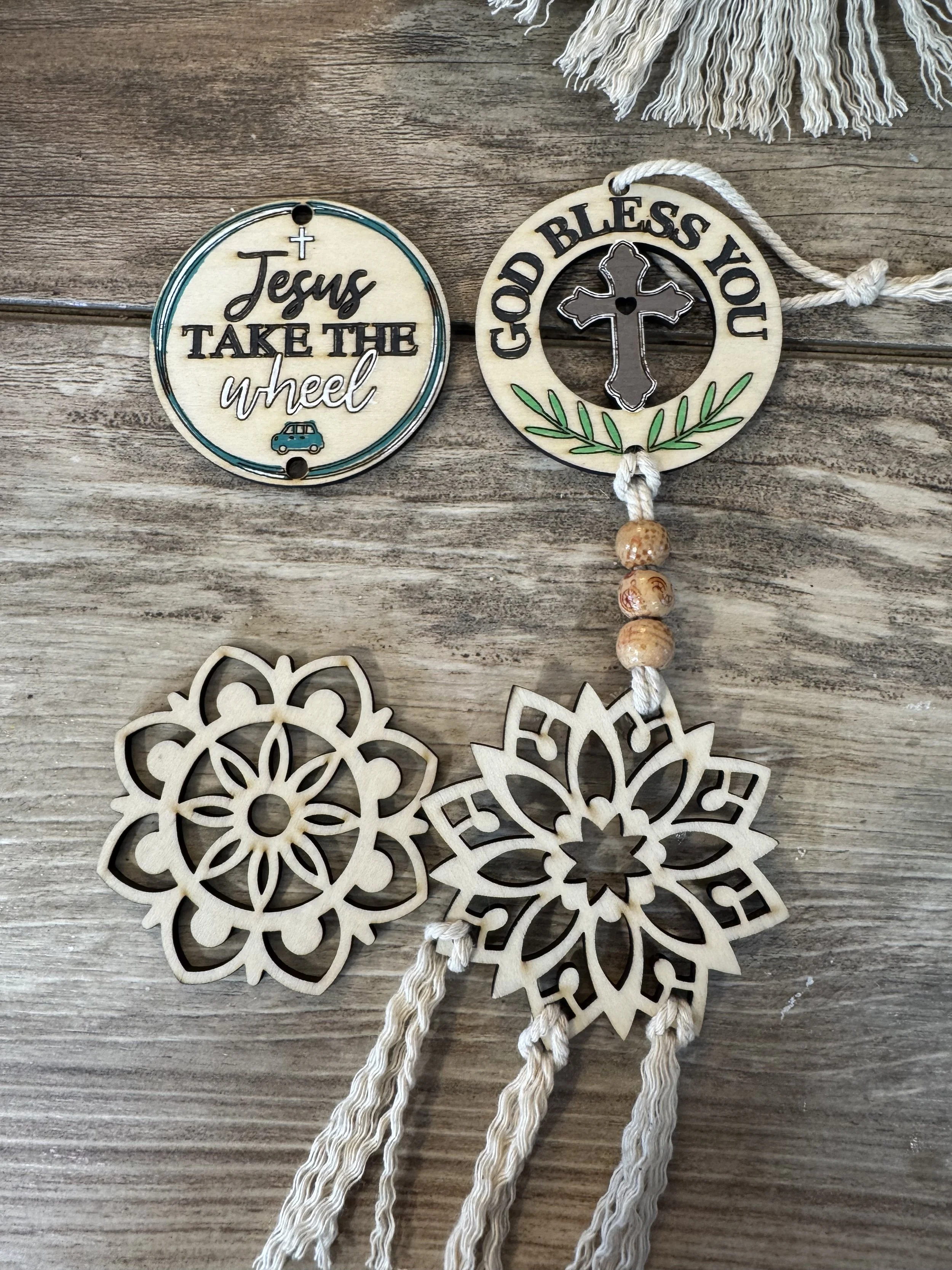 Car Air Freshener  -  Wood Cutout kit