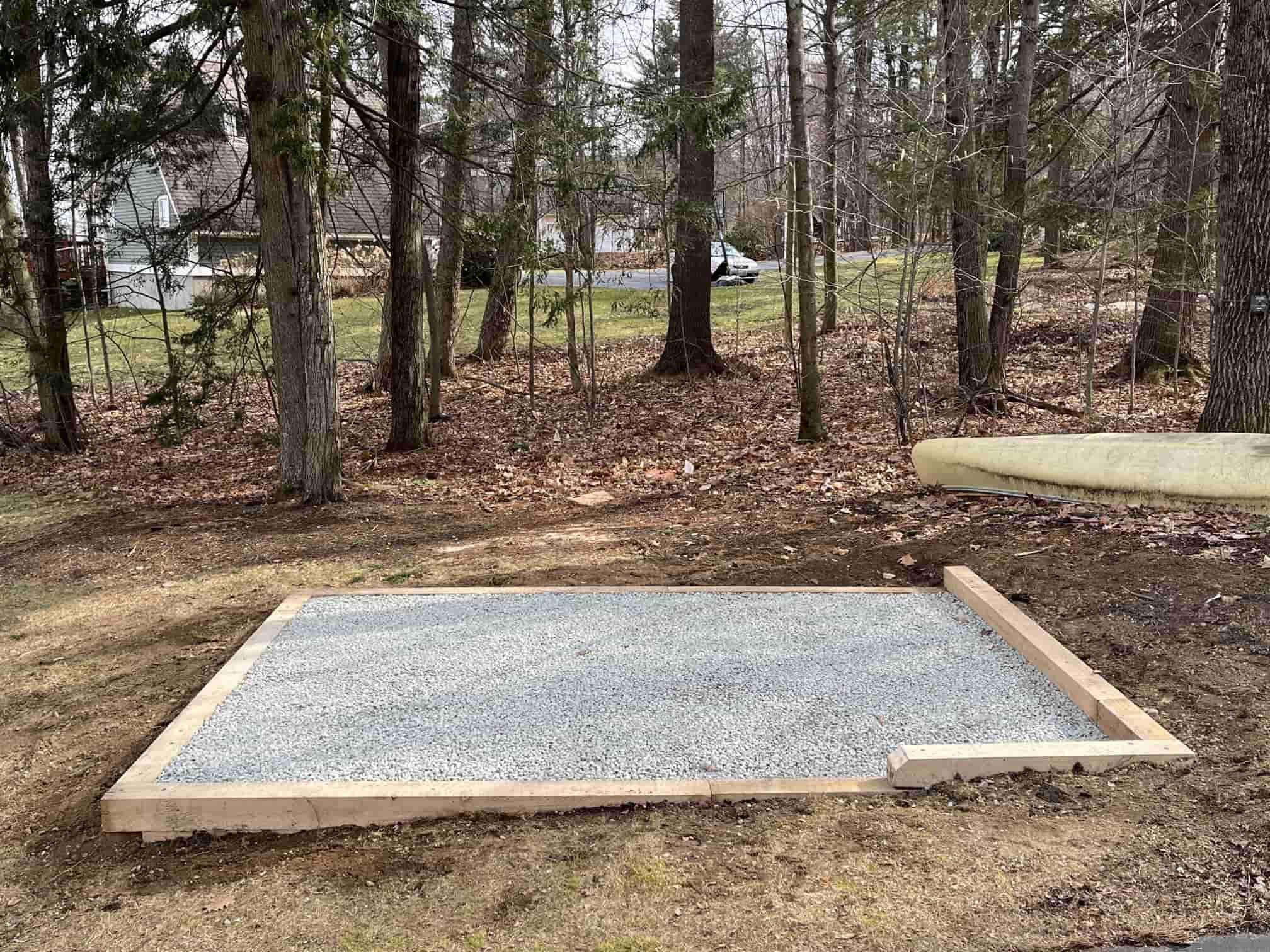 Shed pad installation in NH