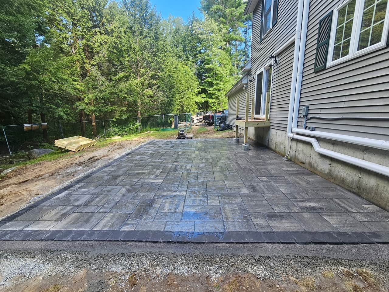 Amherst NH Paver Patio Installation