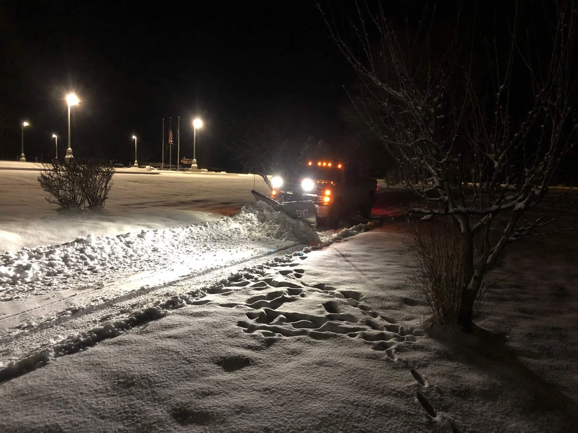Snow Plowing in Brookline, NH