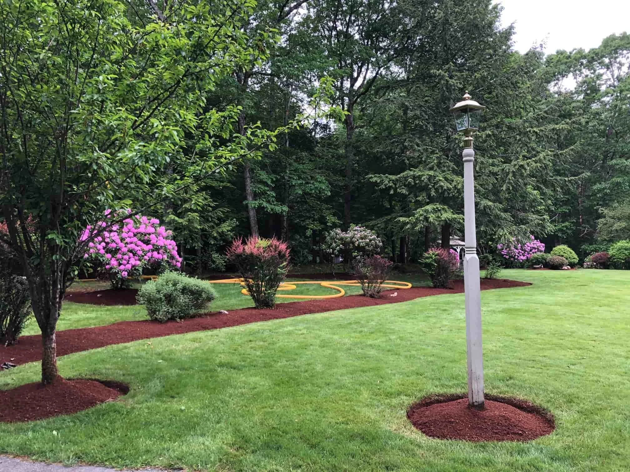 Milford, NH Mulch Installation