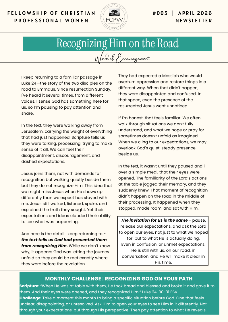 Newsletter - April 2026 #005