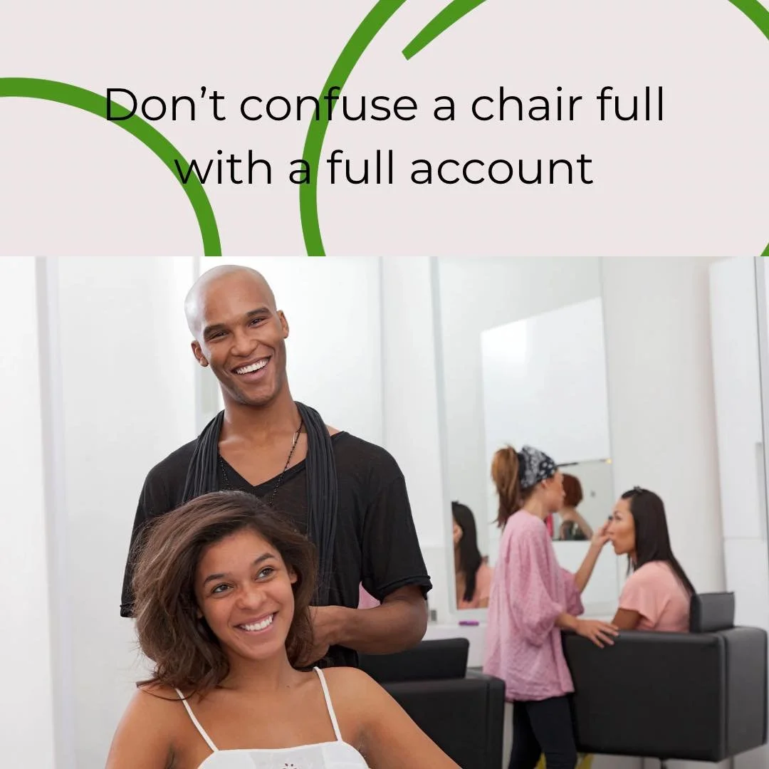 Booked doesn&rsquo;t mean banked. Don&rsquo;t confuse a full chair with a full account. That&rsquo;s why my systems are built for beauty bosses like YOU.

Ready to keep your books as full as your chair? DM me CHAIR FLOW to see all the packages built 