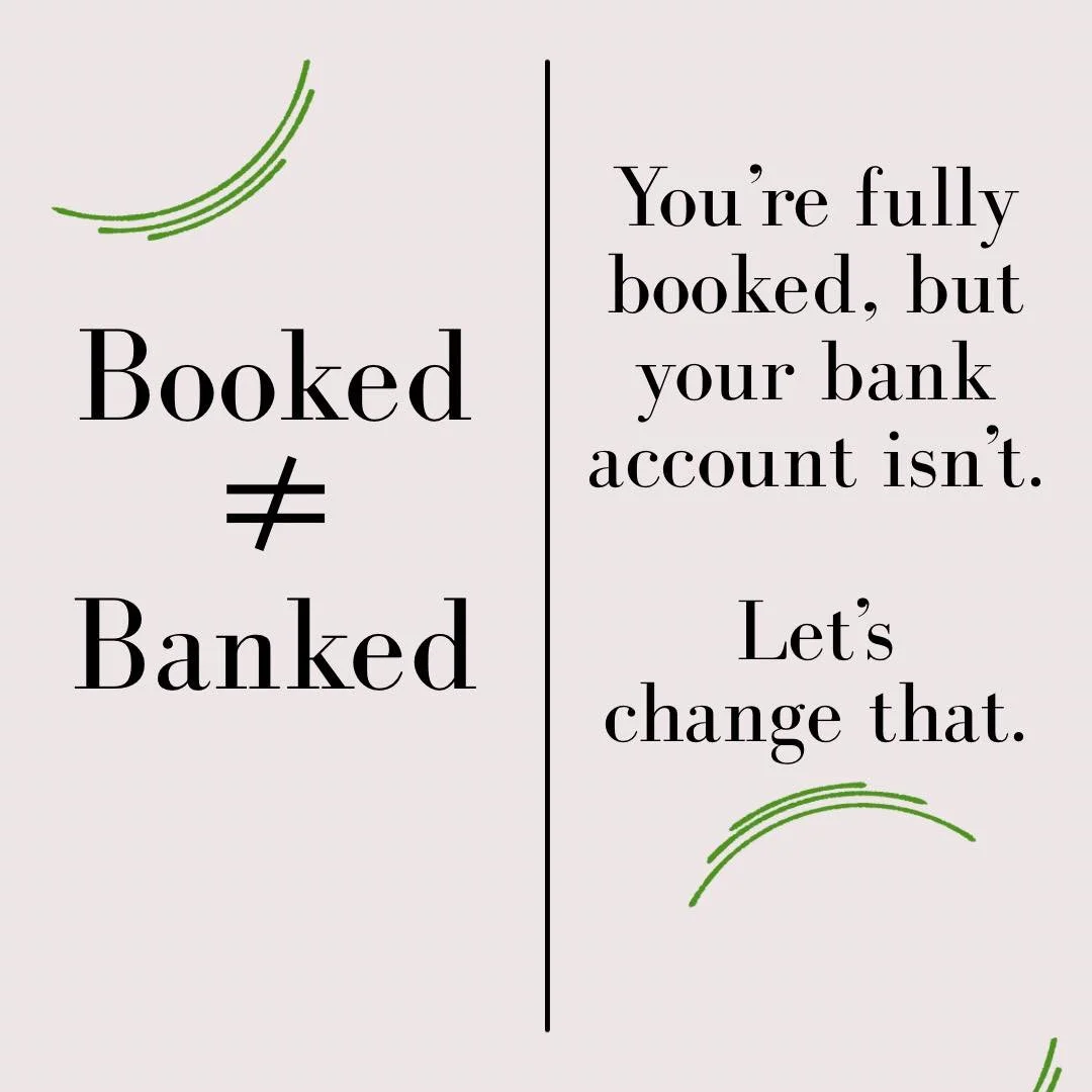 Booked &ne; Banked. 💅🏽 👁️

You&rsquo;re fully booked, but your bank account isn&rsquo;t. Let&rsquo;s change that.

DM COURSE to join Beauty Biz Bookkeeping 101.

#BeautyBizBookkeeping #LedgerLuxe #BookedNotBanked #BeautyBossMoves #LashTechLife #Na