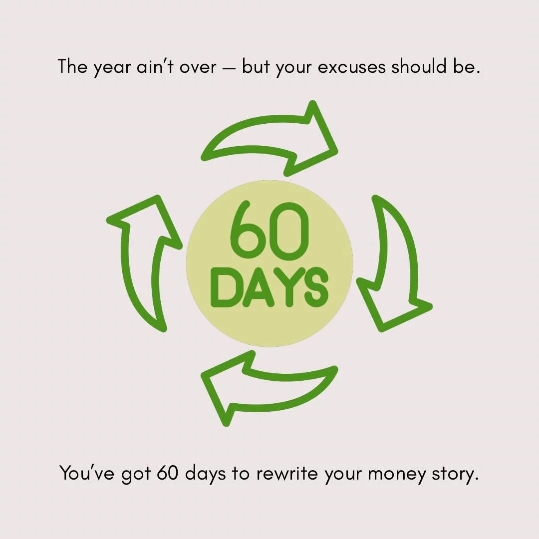The year ain&rsquo;t over &mdash; but your excuses should be. 💼

You&rsquo;ve got 60 days to rewrite your money story.

DM COURSE to get started.

#NoExcusesNovember #LedgerLuxeBookkeeping #BeautyBossGoals #BeautyAndTheBooks #BookedBankedBalanced #B