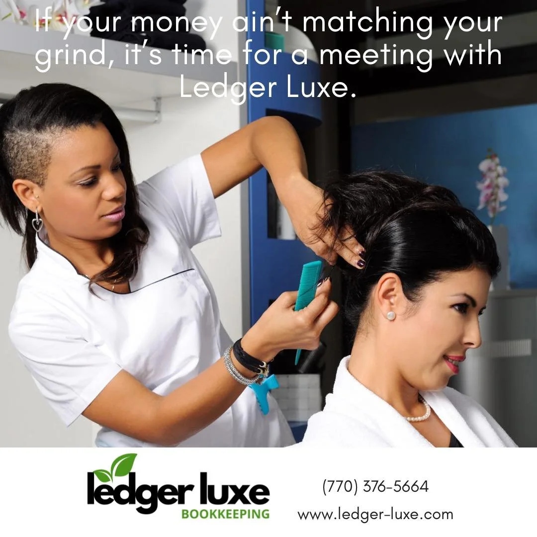 If your money ain&rsquo;t matching your grind, it&rsquo;s time for a meeting with Ledger Luxe.

DM CHAIR FLOW to book your consult.

#BeautyFinanceFix #LedgerLuxeBookkeeping #BeautyBossMoves #BeautyAndTheBooks #BookedBankedBalanced #BeautyBossFinance