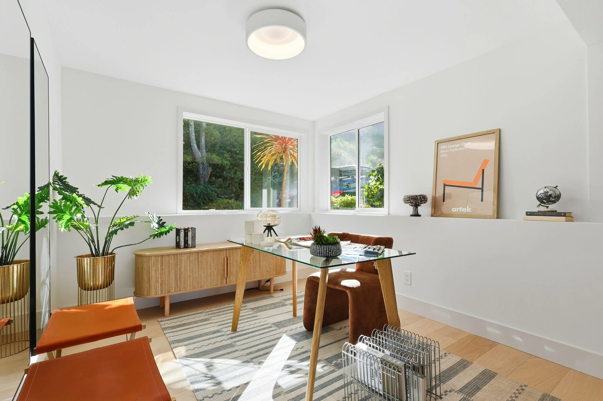 Media Room view from garage door 75 Knollview Way