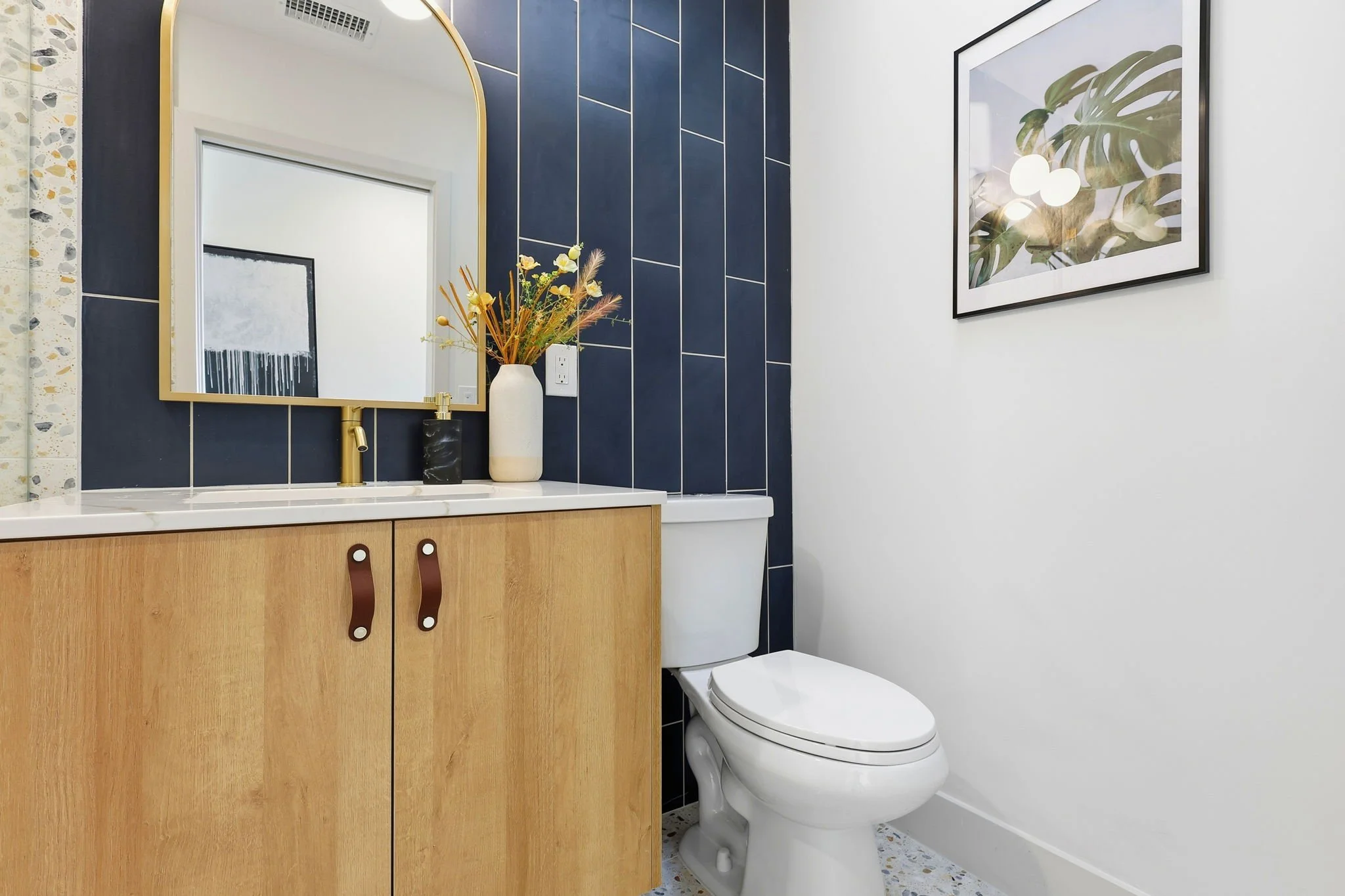 Hallway Bathroom Vanity & Toilet 75 Knollview Way