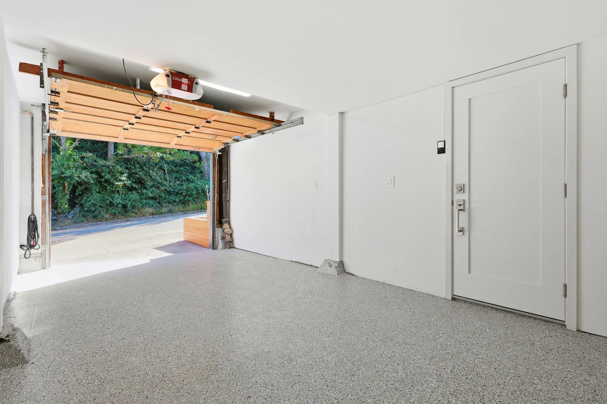 Epoxied garage 75 Knollview Way