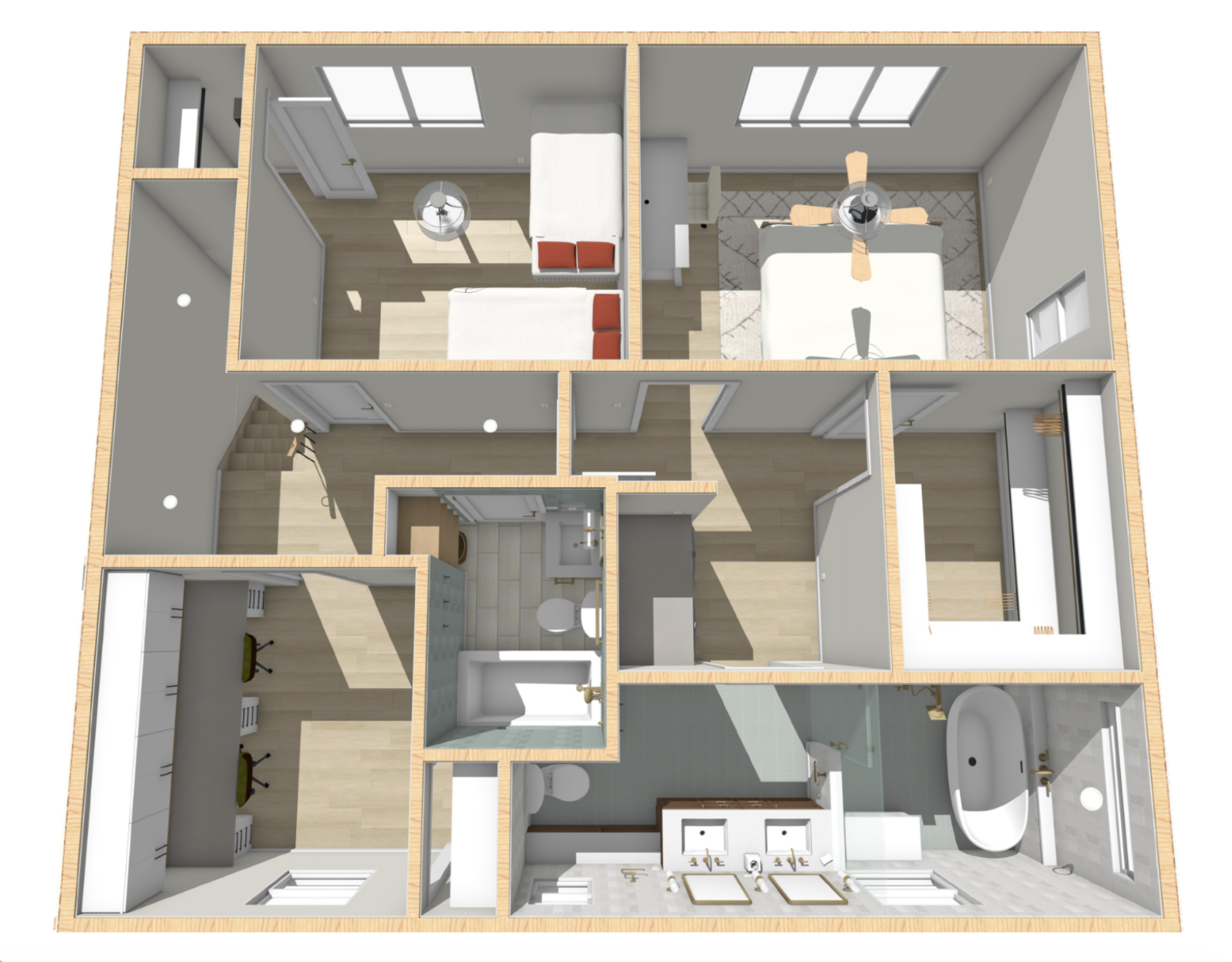 Second Floor, After