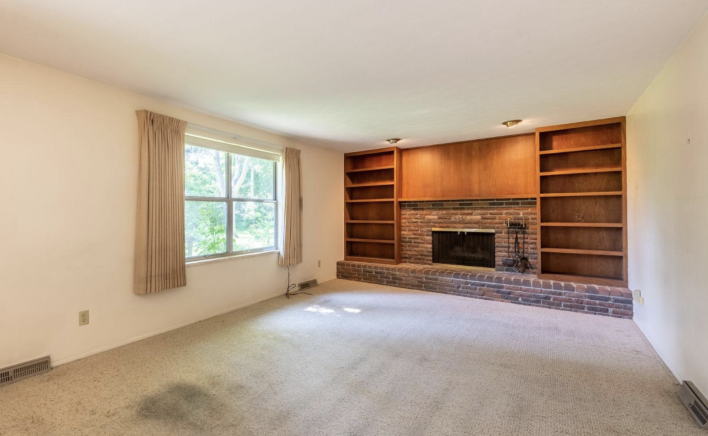 Before: Fireplace