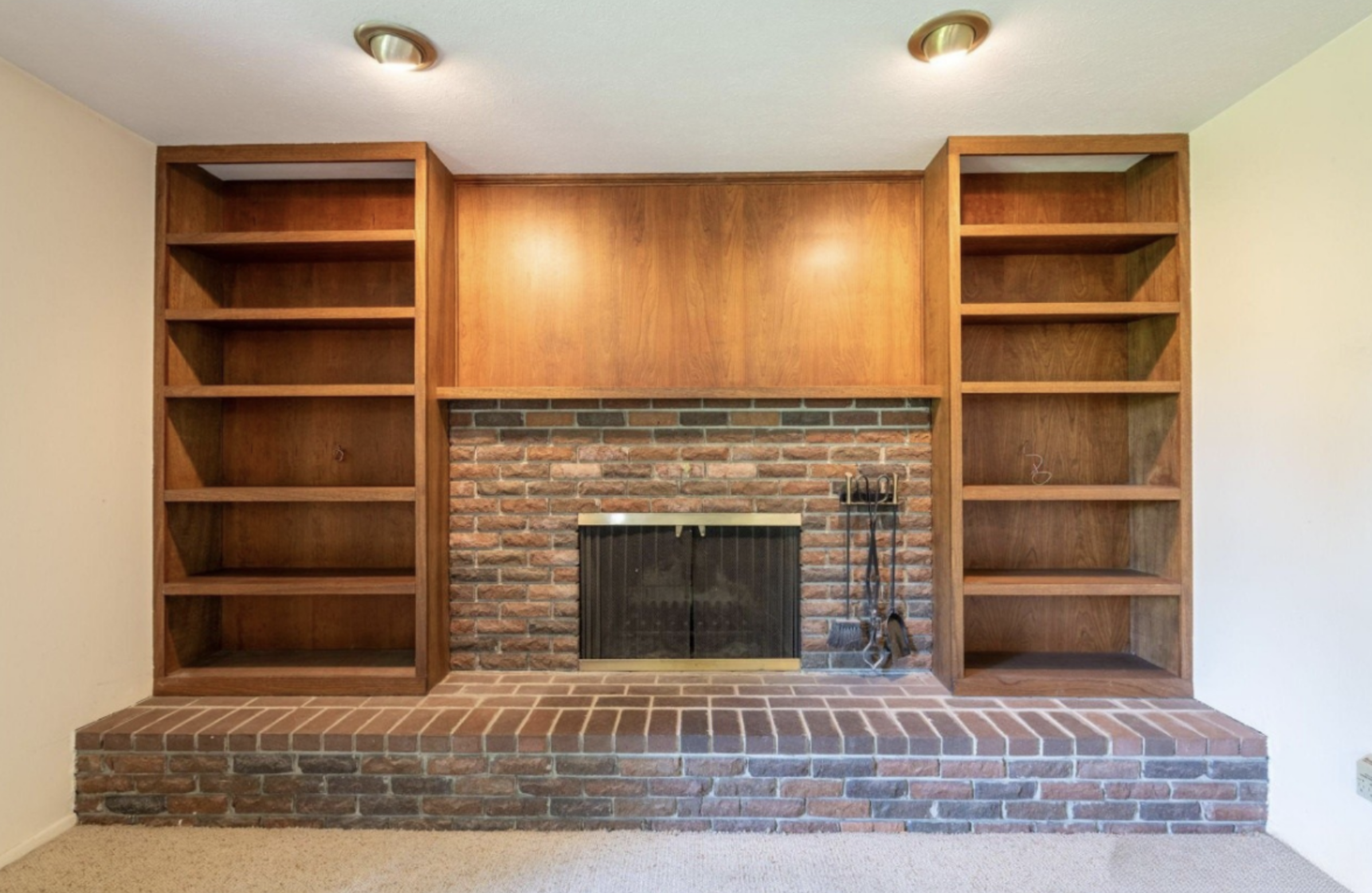 Before: Fireplace