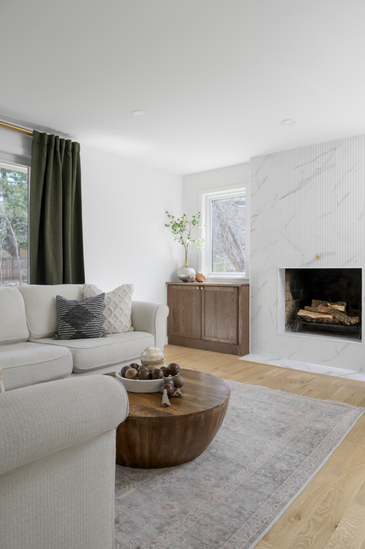 After: The Family Room is now flooded with natural light
