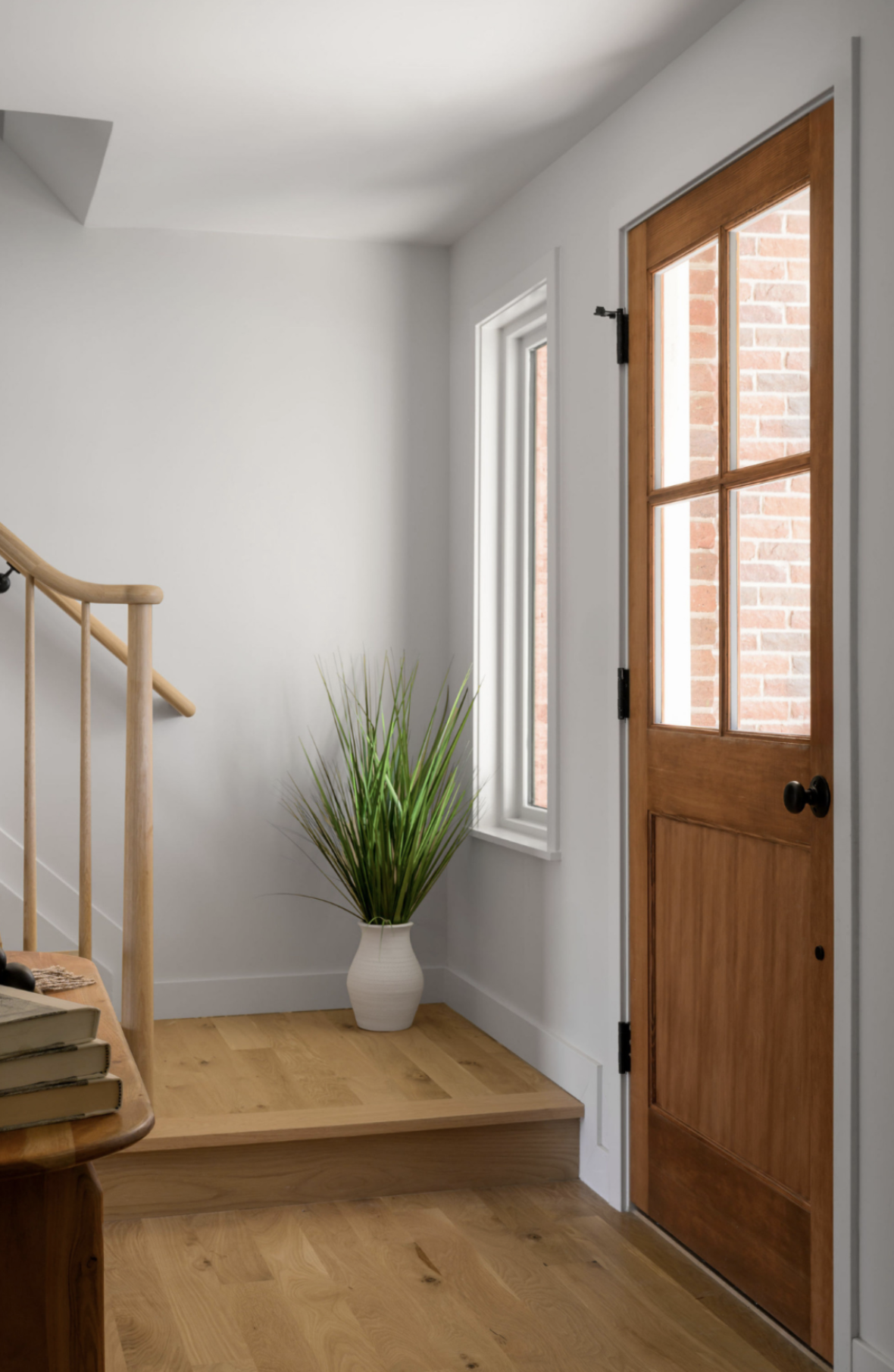 After: An additional window and door with glass