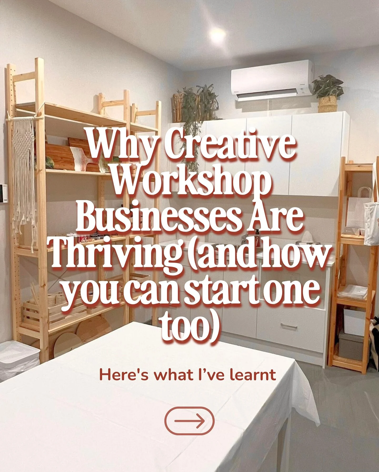 ✨ Why creative workshop businesses are thriving right now ✨

People want more than just &ldquo;stuff.&rdquo; They want experiences. Something fun, hands-on, and memorable. That&rsquo;s why creative workshops are booming, whether it&rsquo;s resin, cla
