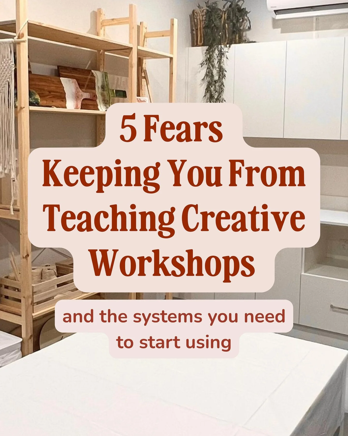 read this 👇

The difference between &ldquo;someday I&rsquo;ll teach a workshop&rdquo;
and &ldquo;I just sold out my class&rdquo;
isn&rsquo;t confidence or followers, it&rsquo;s strategy!

Stop guessing how to price, plan, or promote your workshops a