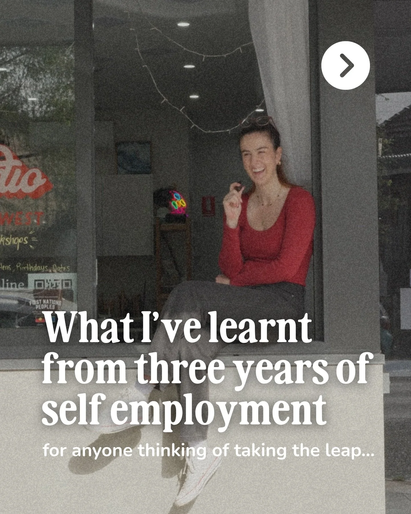 Three years in and I&rsquo;m still learning every day. If you&rsquo;re building a creative business too tell me where you&rsquo;re at in the comments 🎨 

And if you want to learn how to teach creative workshops full time. Comment &ldquo;waitlist&rdq