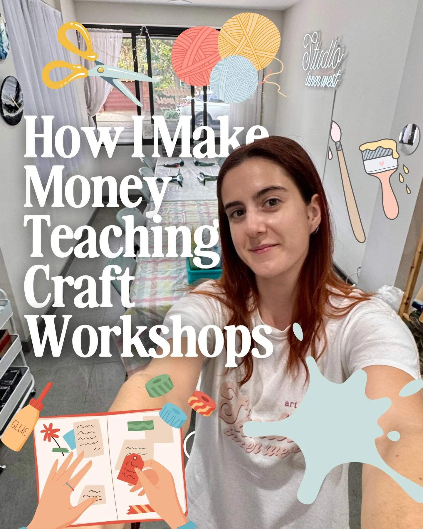 Do you teach workshops? 👀 Let me teach you how!
.
.
.
#workshops #workshopteacher #craft #craftworkshop #smallbusiness #creative #entrepreneur #money #income
