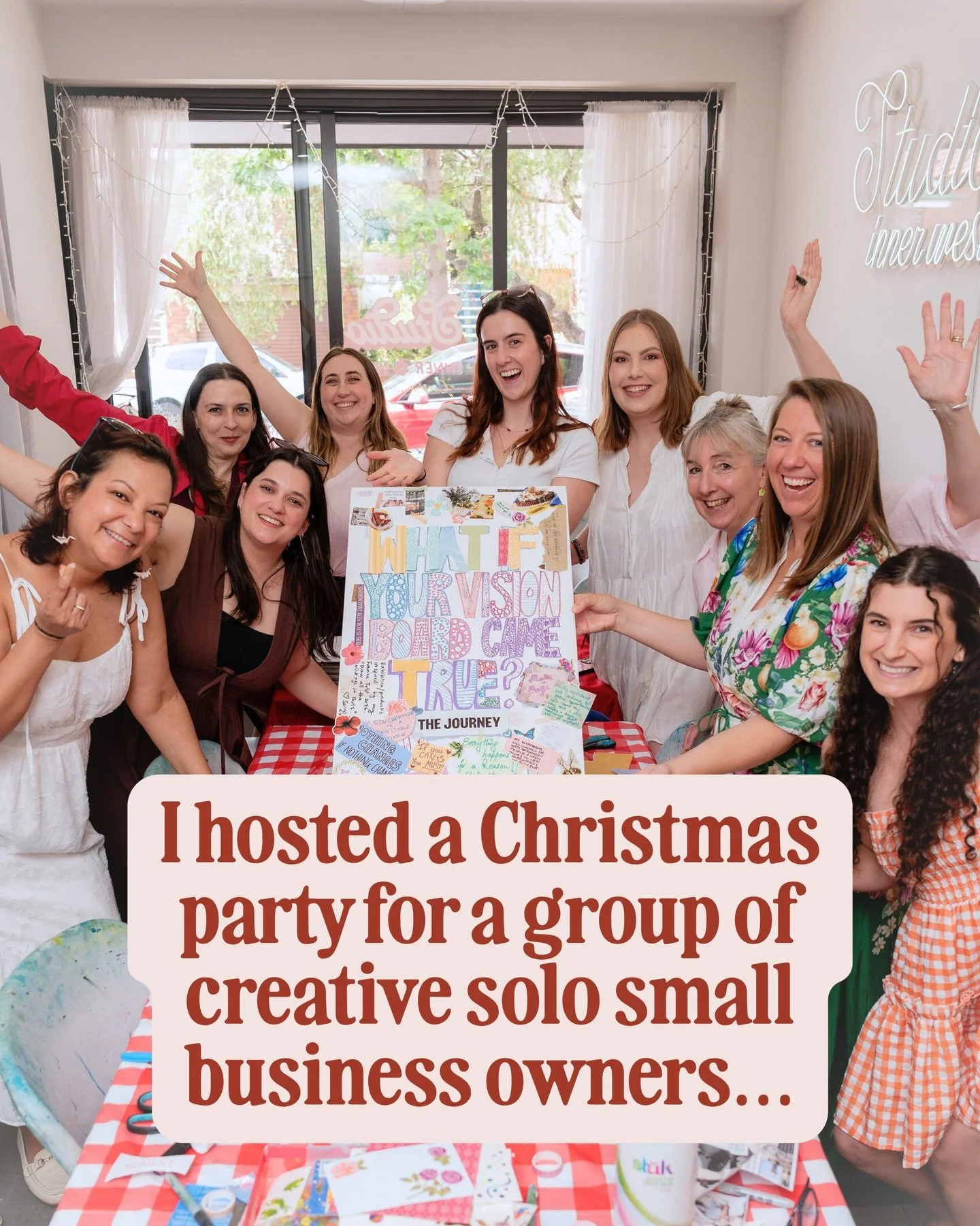 I&rsquo;m gonna host another catch up in the new year cause this was JUST TOO GOOD!! Comment &ldquo;ME&rdquo; and I&rsquo;ll make sure you&rsquo;re invited x 

Credit to @tk.creatives_ 📸 
.
.
.
#community #creative #smallbusiness