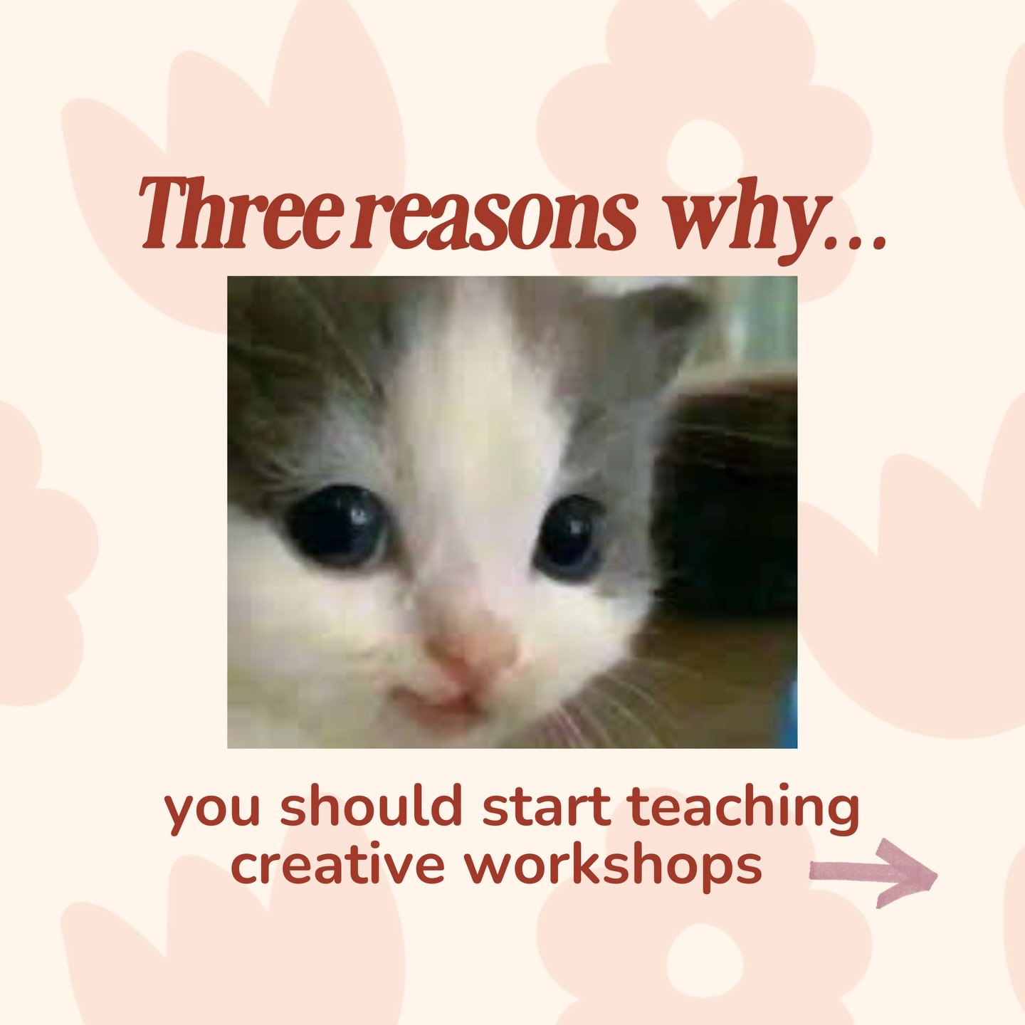 Wanna know more? I know you swiped&hellip; 😛 

Comment workshop ⬇️ and I&rsquo;ll send you a dm x 

#workshop #meme #teacher #artist #craft
